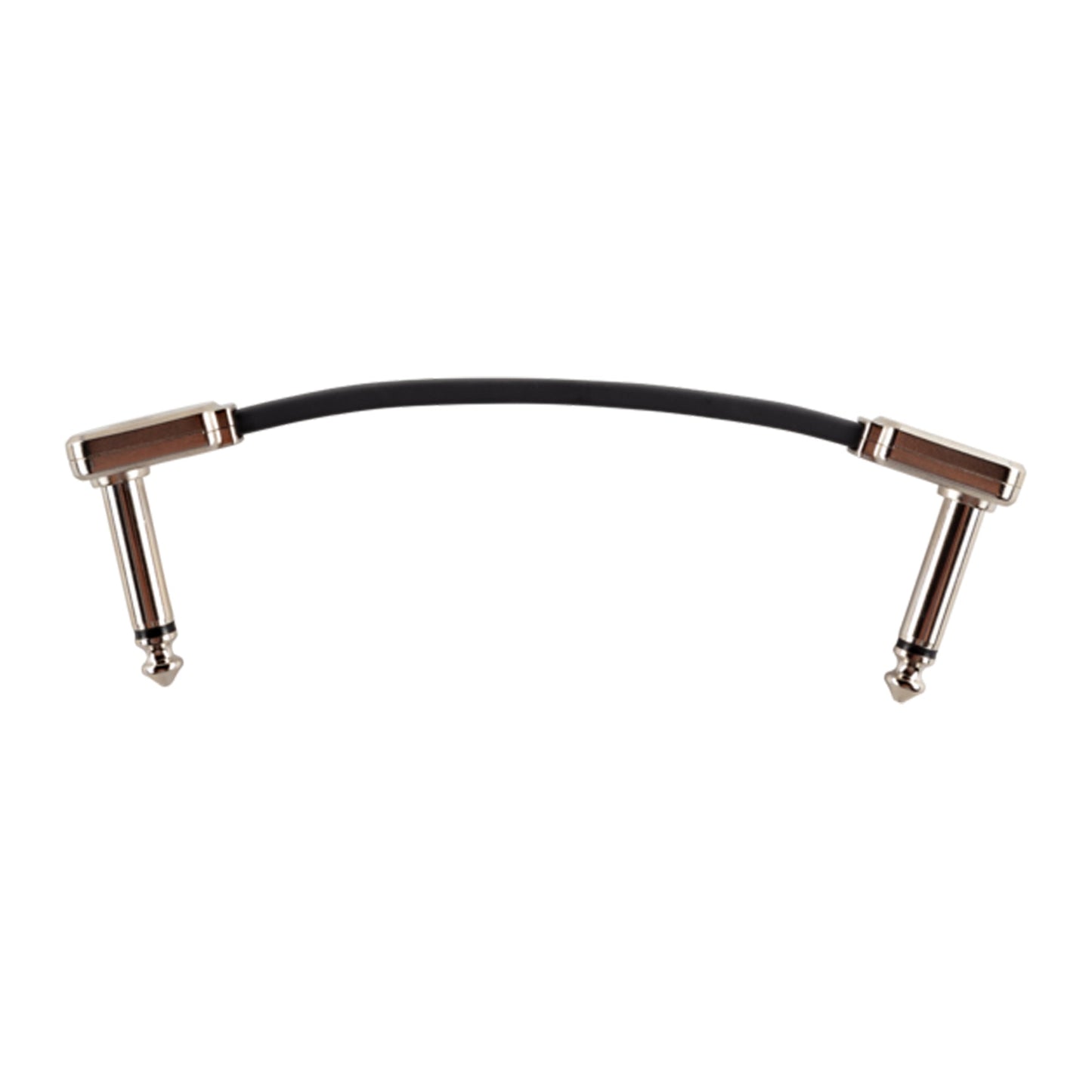 Ernie Ball P06225 Flat Ribbon Patch Cable 3in Black Single