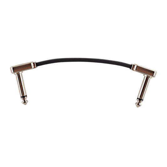Ernie Ball P06225 Flat Ribbon Patch Cable 3in Black Single