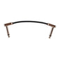 Ernie Ball P06225 Flat Ribbon Patch Cable 3in Black Single