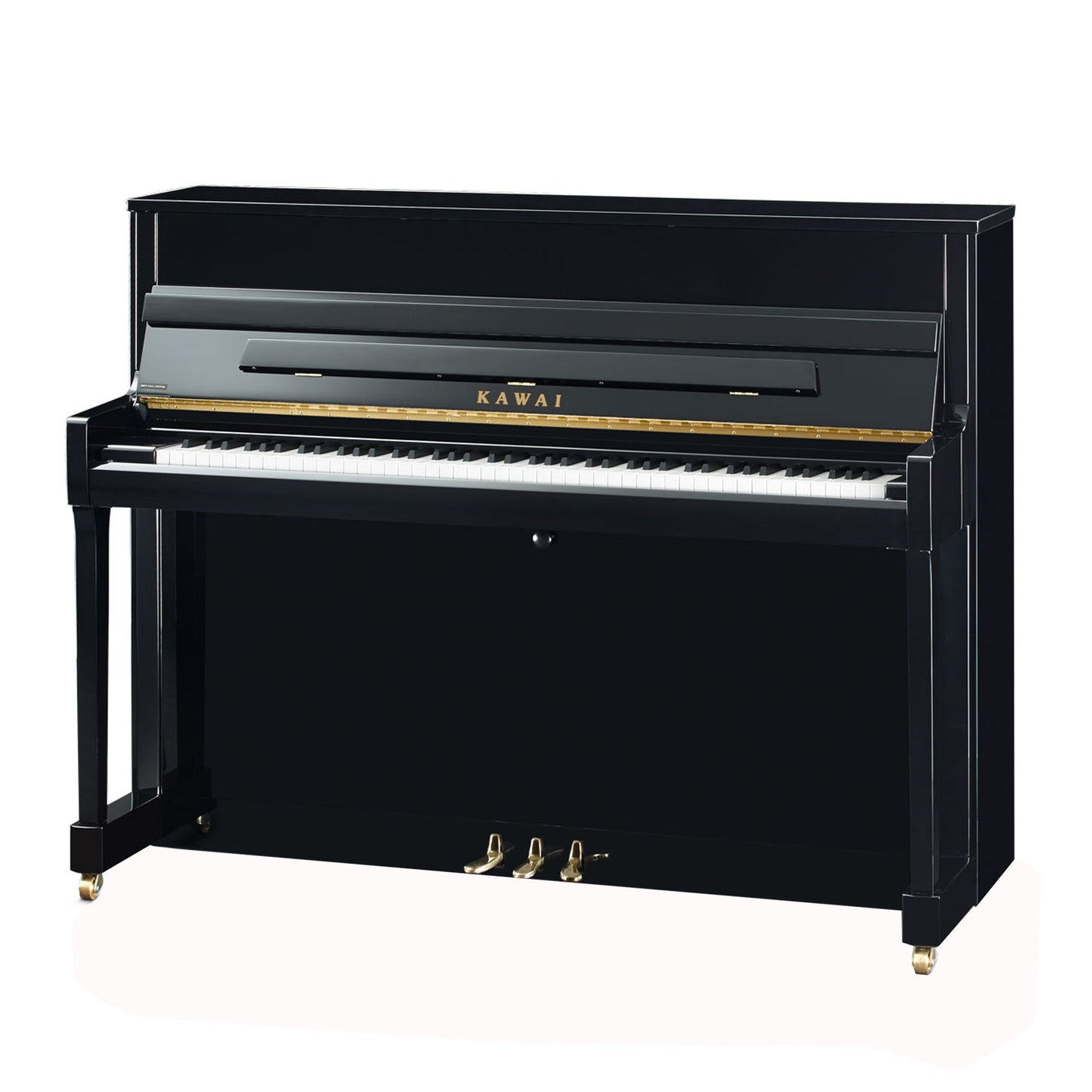 Kawai K-200 Upright Piano With Bench | Ebony Polish