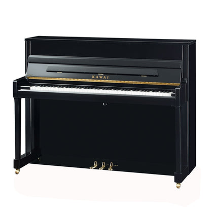Kawai K-200 Upright Piano With Bench | Ebony Polish