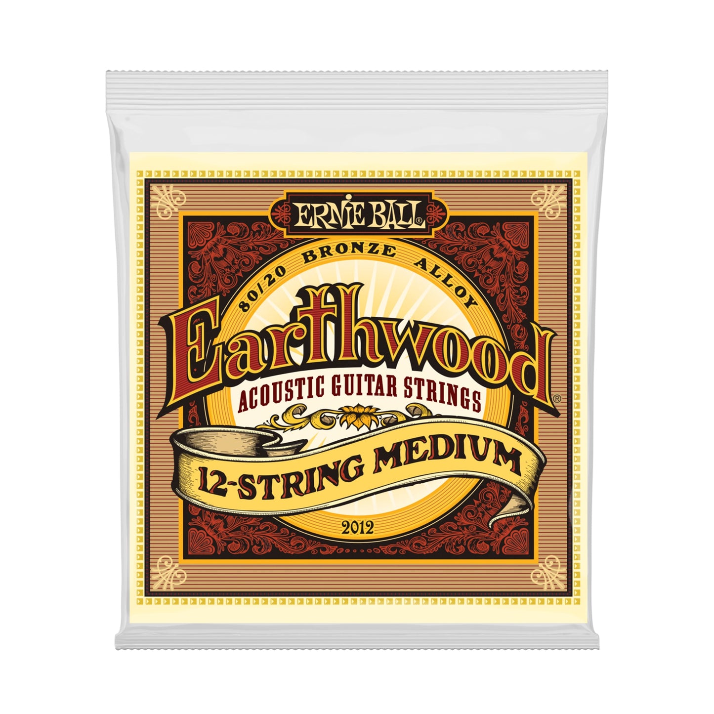 Ernie Ball P02012 Earthwood 12-String Acoustic Strings 11-52