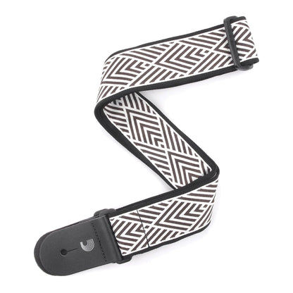 D'Addario T20W1408 African Geometric Woven Guitar Strap