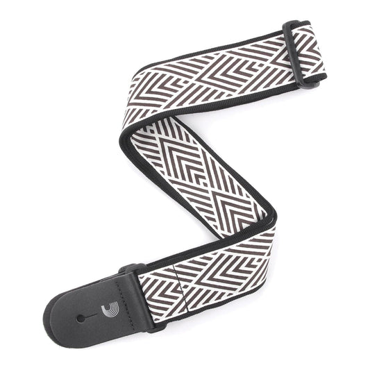 D'Addario T20W1408 African Geometric Woven Guitar Strap