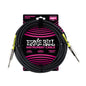 Ernie Ball P06046 Classic Instrument Cable Straight 20ft Black