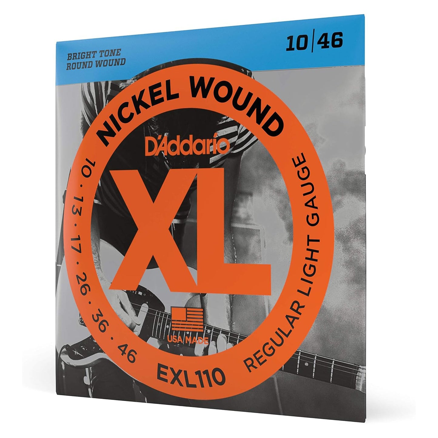 D'Addario EXL110 XL Nickel Electric Guitar Strings Regular Light