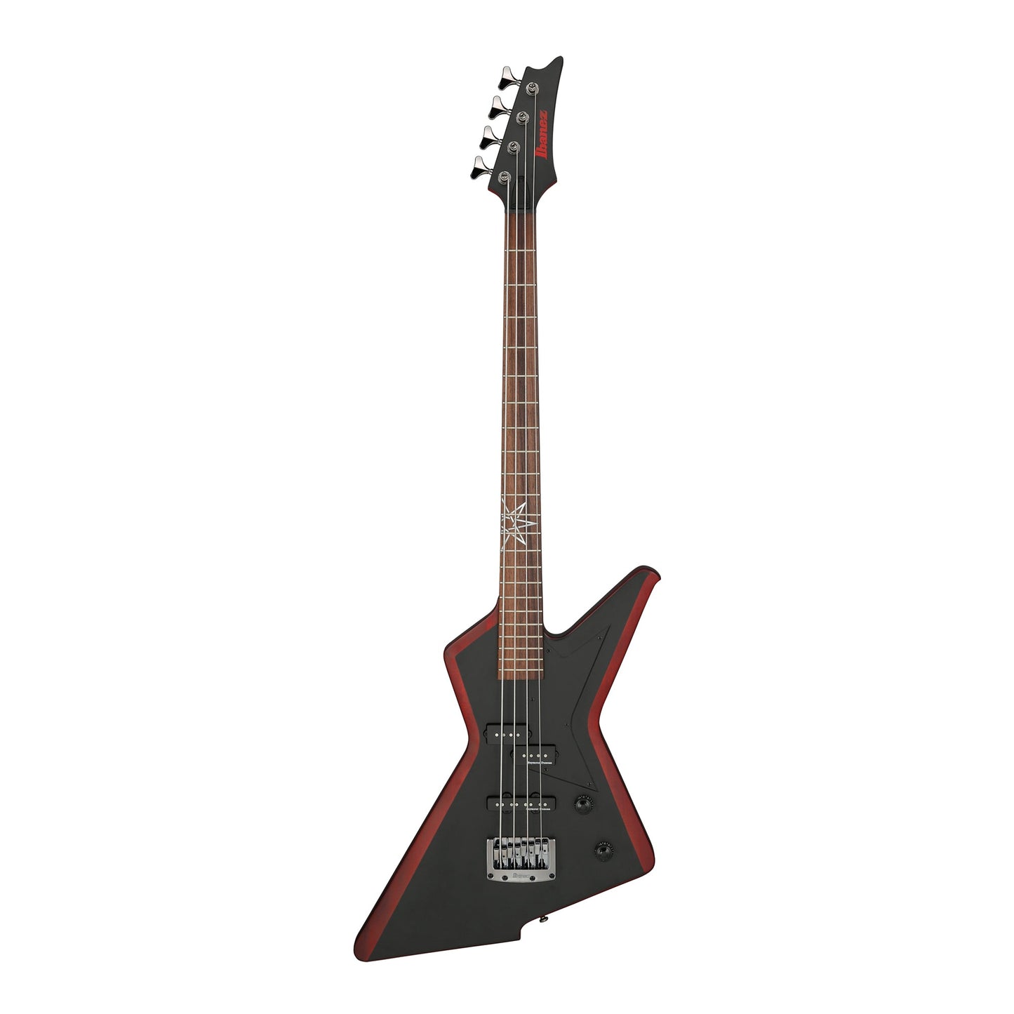 Ibanez MDB5-OXB Passive Bass Guitar | Oxblood Weathered Black