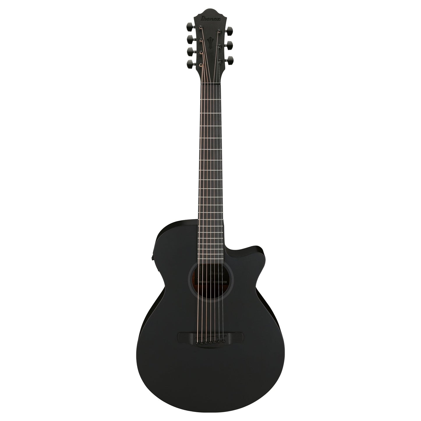 Ibanez AEG721-BOT - 7-String Acoustic Electric Guitar | Black Out