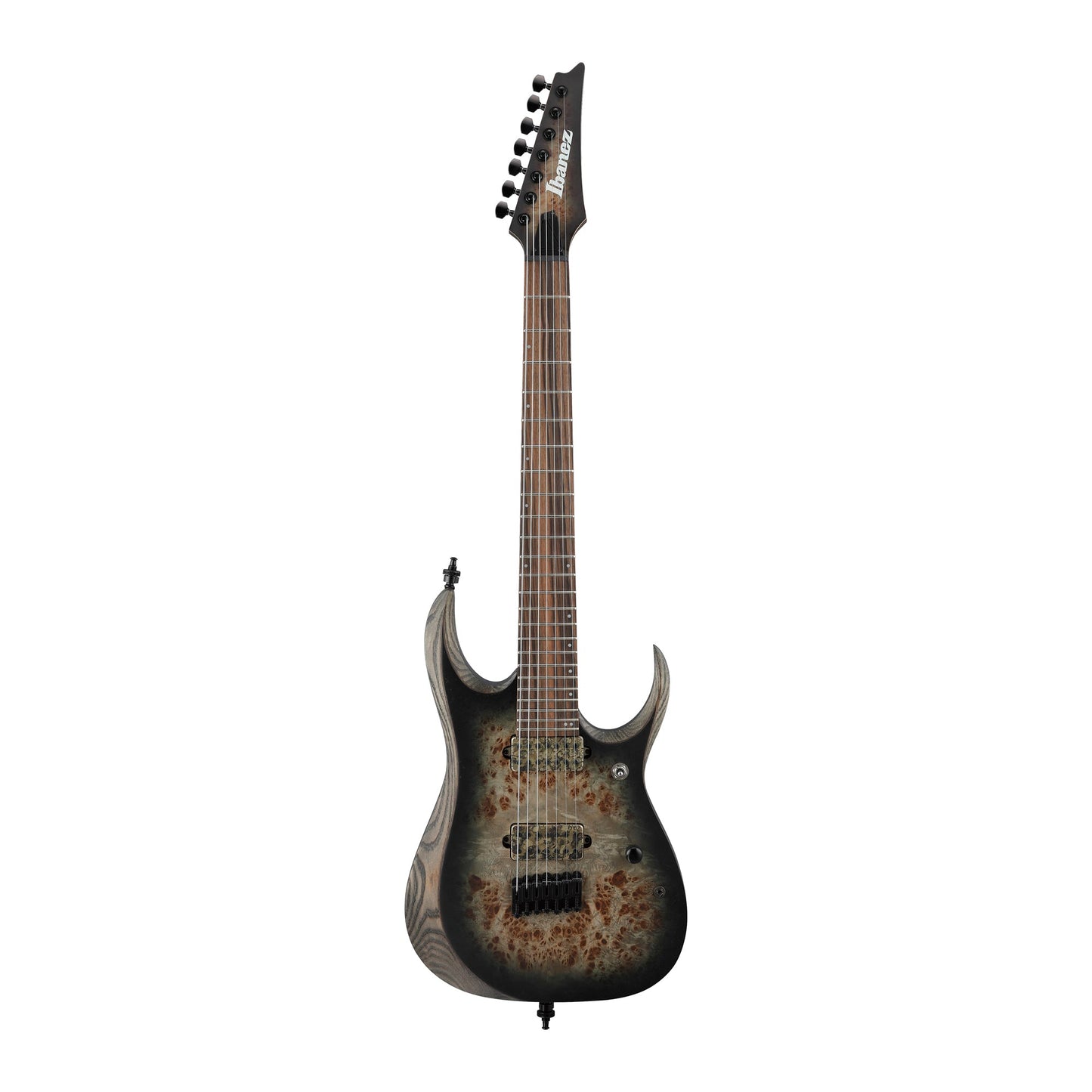 Ibanez RGD71ALPA-CKF 7-String Electric Guitar | Charcoal Burst Black Stained Flat