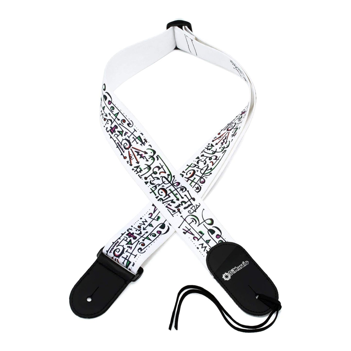 DiMarzio DD3142 Steve Vai Art Microfiber Guitar Strap | White