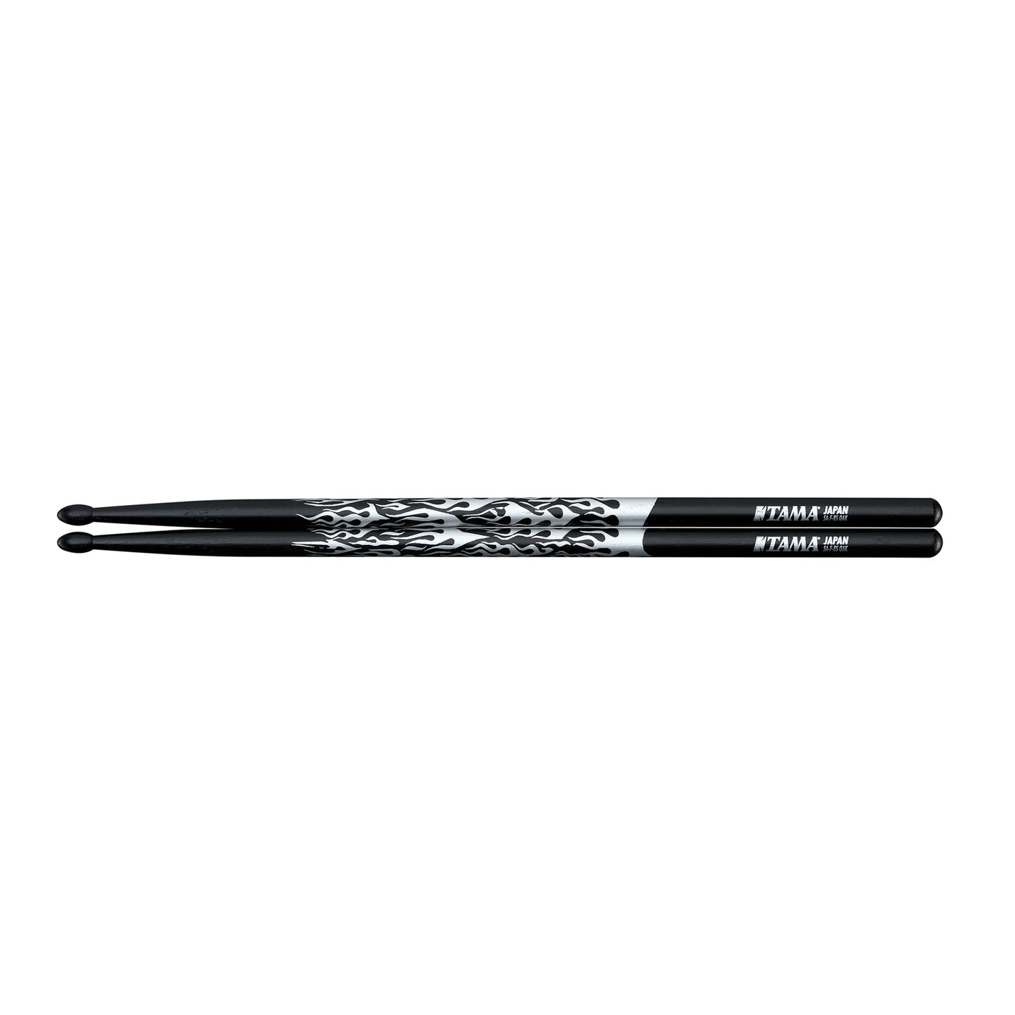 Tama 5A-F-BS – Rhythmic Fire Silver on Black Drum Sticks