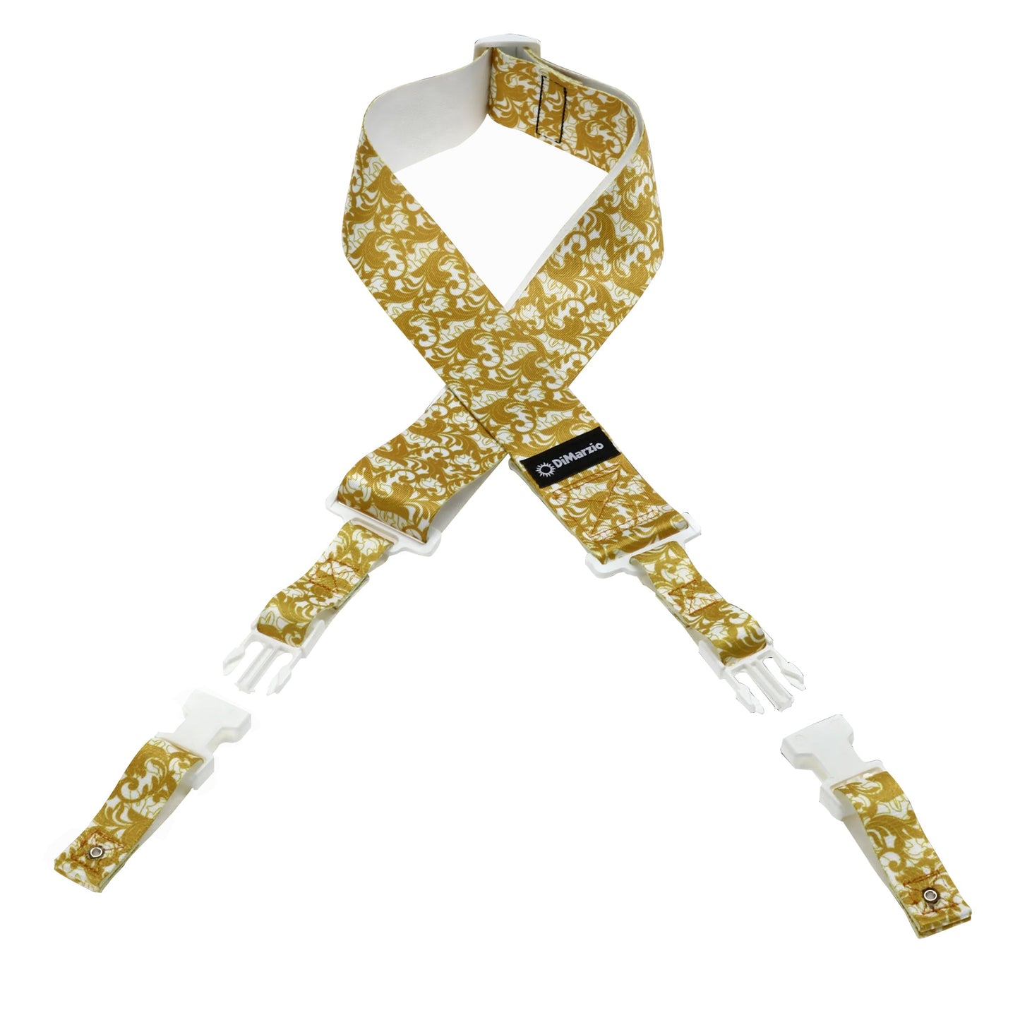 DiMarzio DD2251 Steve Vai ClipLock Strap | UtoPIA White
