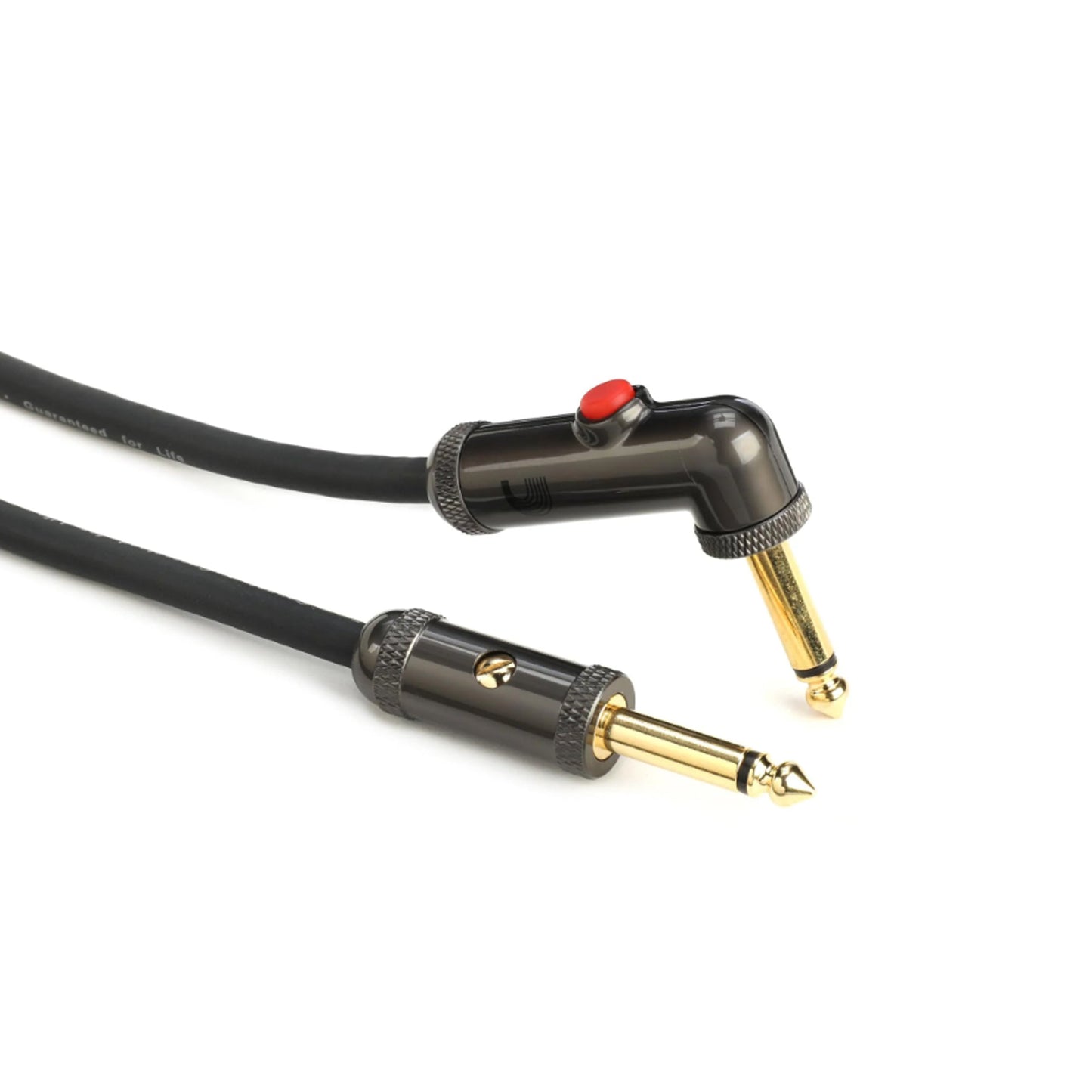 D'Addario PW-AGLRA-10 Circuit Breaker Right Angle Latching Cable 10ft