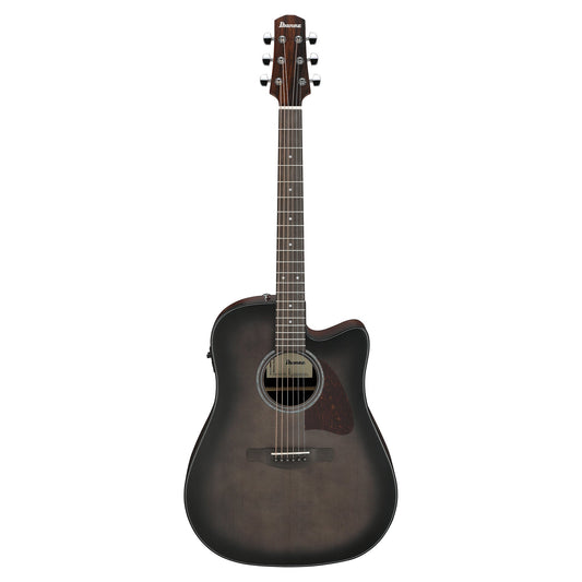 Ibanez AAD70CE-TBN - Acoustic Electric Guitar | Transparent Charcoal Burst