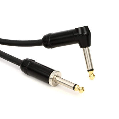 D'Addario PW-AMSGRA-10 American Stage Right Angle Instrument Cable 10ft