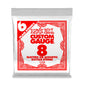 Ernie Ball P01008 Plain Steel .008 Electric Acoustic Guitar Single Strings 6-Pack