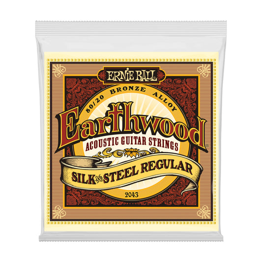 Ernie Ball P02043 Earthwood Silk & Steel Regular Acoustic Strings 13-56