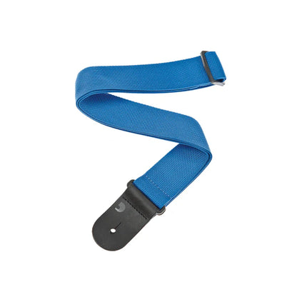 D'Addario PWS102 2-Inch Polypropylene Guitar Strap Blue 50mm