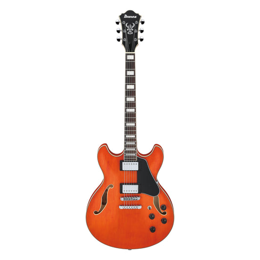 Ibanez AS73-TTF - Semi-Hollow Electric Guitar | Transparent Tangerine Flat