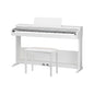 Kawai KDP75W Digital Home Piano With Bench | Embossed White