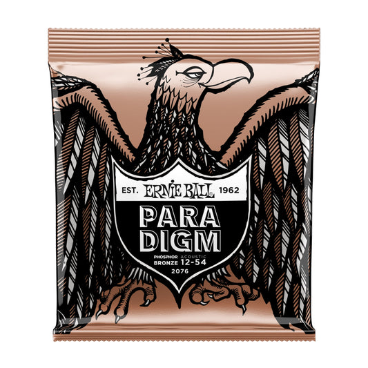 Ernie Ball P02076 Paradigm Phosphor Bronze Medium Light Acoustic Strings 12-54