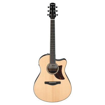 Ibanez AAM380CE-NT - Acoustic Electric Guitar | Natural High Gloss