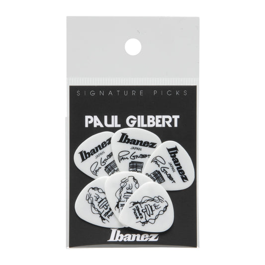 Ibanez B1000PG-WH Paul Gilbert Picks 1.0mm | 6-Pack White