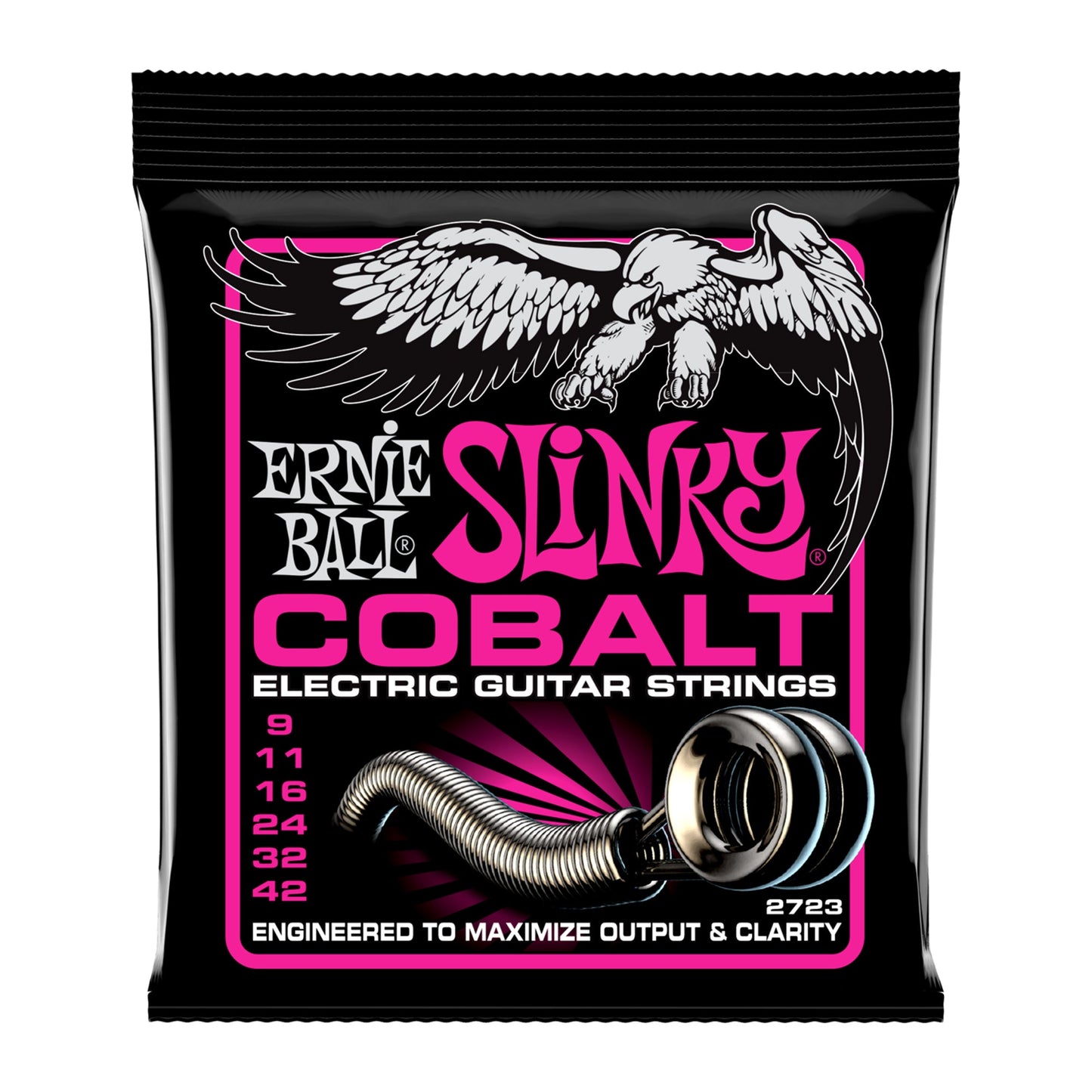 Ernie Ball P02723 Super Slinky Cobalt Electric Guitar Strings 9-42