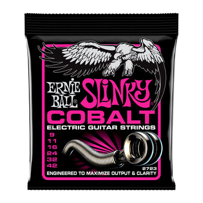 Ernie Ball P02723 Super Slinky Cobalt Electric Guitar Strings 9-42