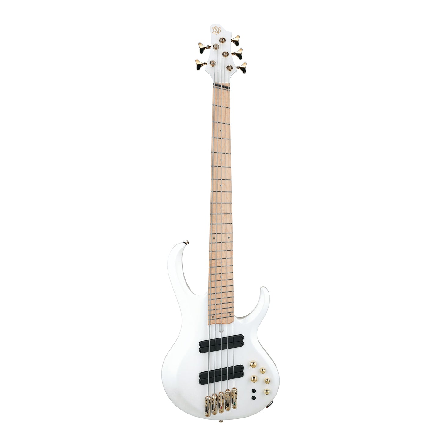 Ibanez BTB605MLM-PWM Bass Guitar | Pearl White Matte