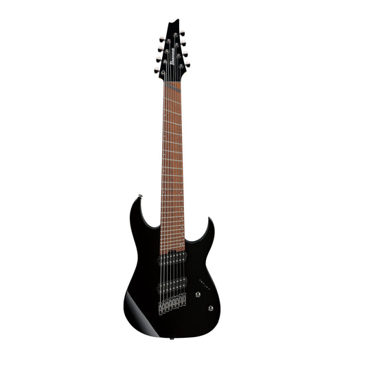 Ibanez RGMS8-BK 8-String Electric Guitar | Black