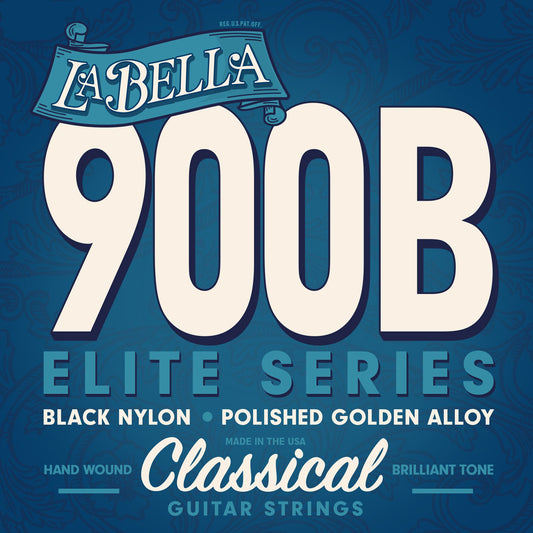 LaBella 900B Classical Guitar Strings | Black Nylon
