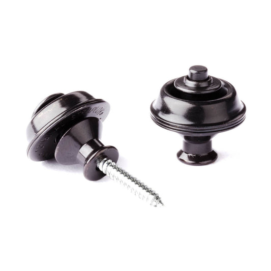 Dunlop SLS1033BK Straplok Strap Retainers | Black