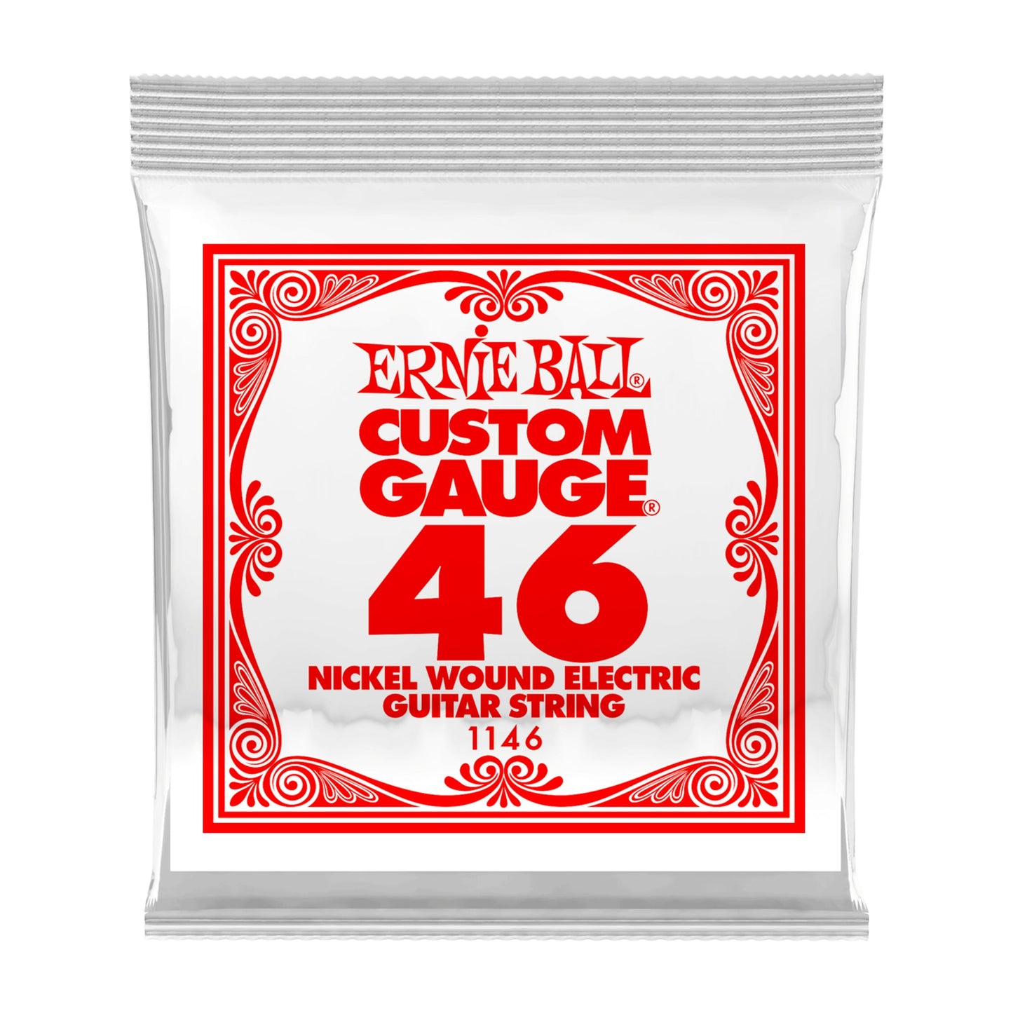 Ernie Ball P01146 Nickel Wound .046 Electric Guitar Single Strings 6-Pack