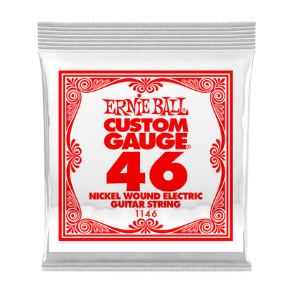 Ernie Ball P01146 Nickel Wound .046 Electric Guitar Single Strings 6-Pack