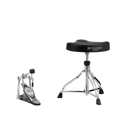 TAMA HED2G – 2-Piece Hardware Kit | Black & Chrome