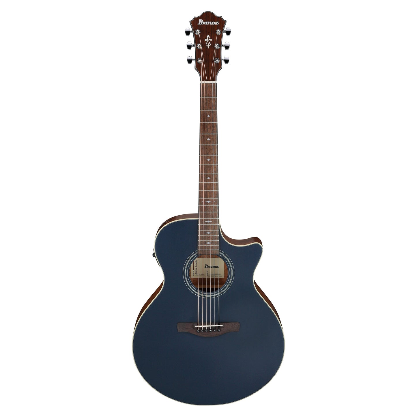 Ibanez AE100-DBF - Acoustic Electric Guitar | Dark Tide Blue Flat