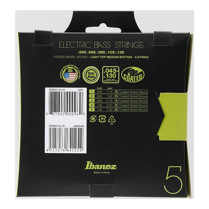 Ibanez IEBS5C – 5-String Bass Strings | Light Top Medium Bottom