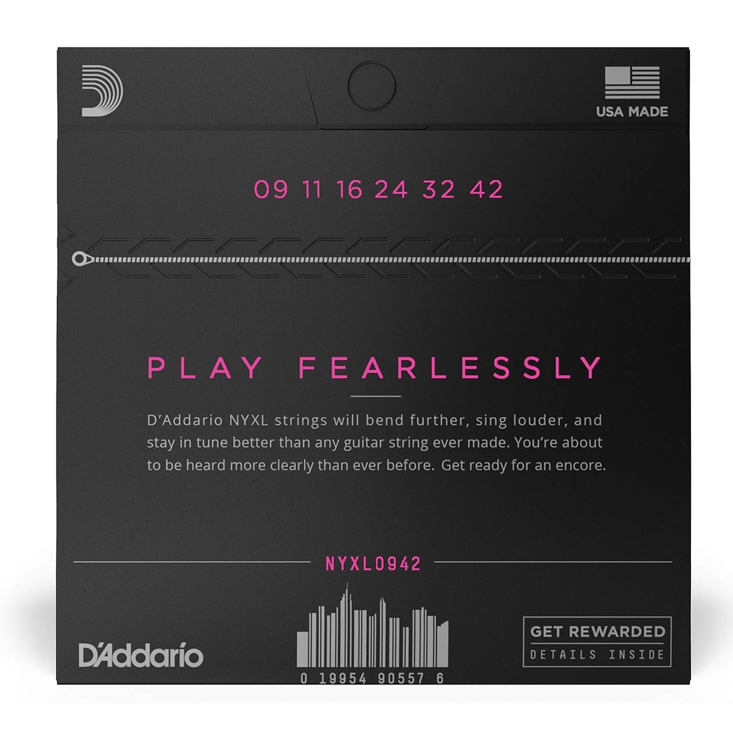 D'Addario NYXL0942 NYXL Electric Guitar Strings Super Light 9-42