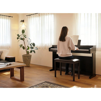 Kawai KDP120B Digital Home Piano With Bench | Premium Satin Black
