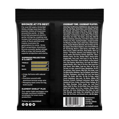 Ernie Ball P02568 Aluminum Bronze Light Acoustic Guitar Strings 11-52
