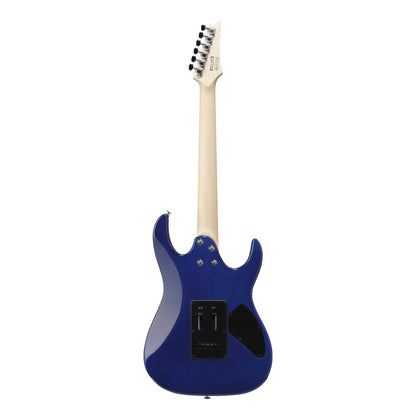 Ibanez GRX70QAL-TBB Left Handed Electric Guitar | Transparent Blue Burst