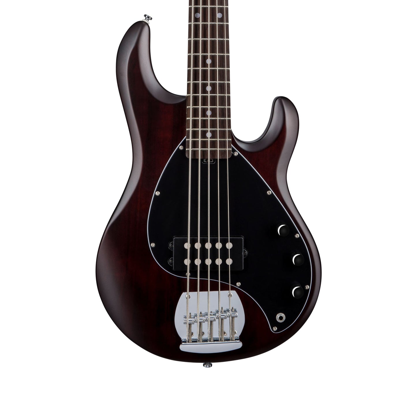 Sterling RAY5-WS – StingRay 5-String Active Bass Guitar | Walnut Satin