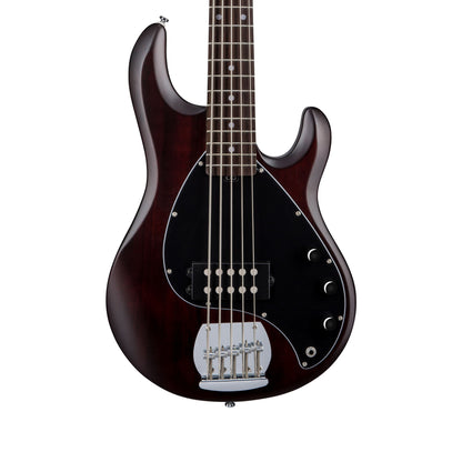 Sterling RAY5-WS – StingRay 5-String Active Bass Guitar | Walnut Satin