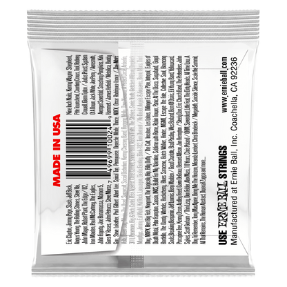 Ernie Ball P01024 Plain Steel .024 Electric Acoustic Guitar Single Strings 6-Pack