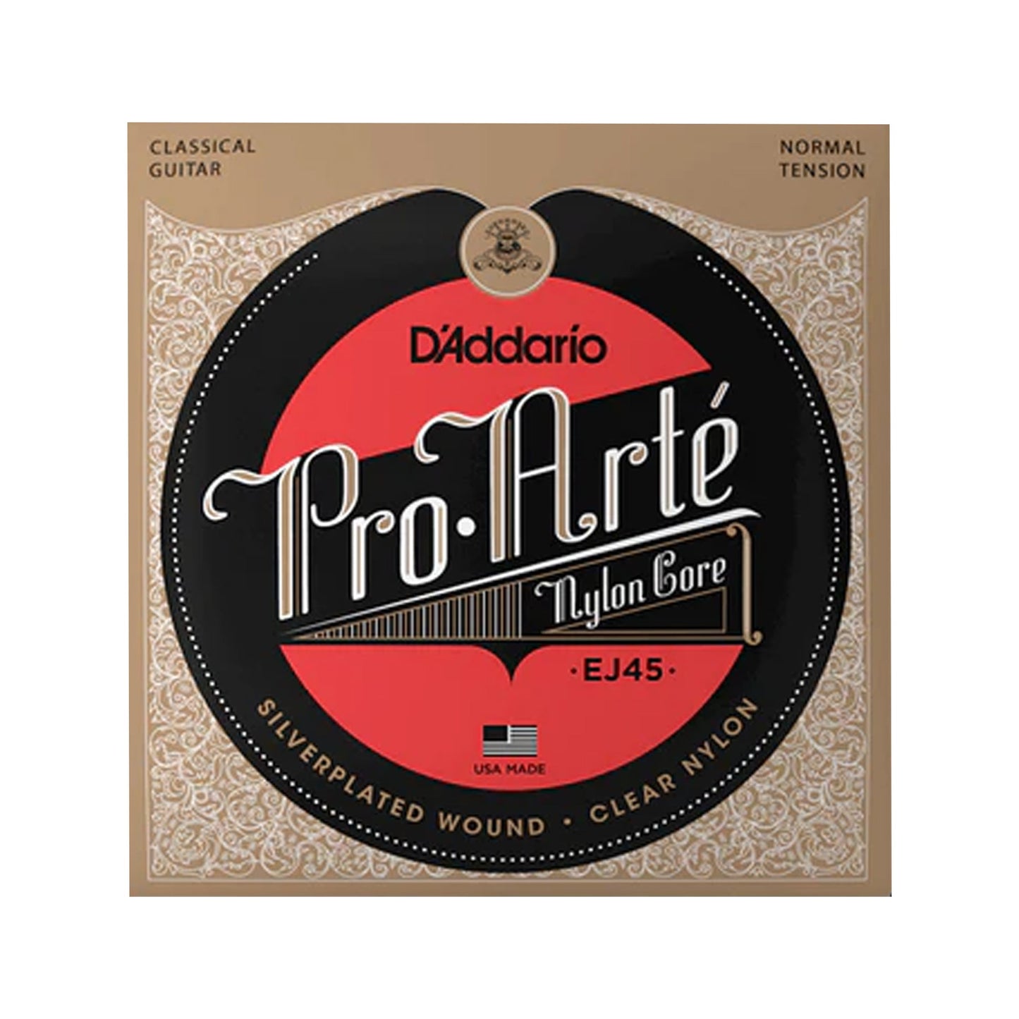 D'Addario EJ45 Pro-Arté Nylon Classical Guitar Strings Normal Tension