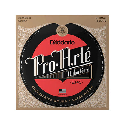 D'Addario EJ45 Pro-Arté Nylon Classical Guitar Strings Normal Tension