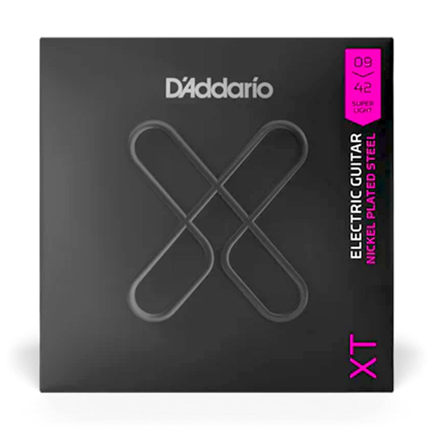 D'Addario XTE0942 XT Nickel Coated Electric Guitar Strings Super Light