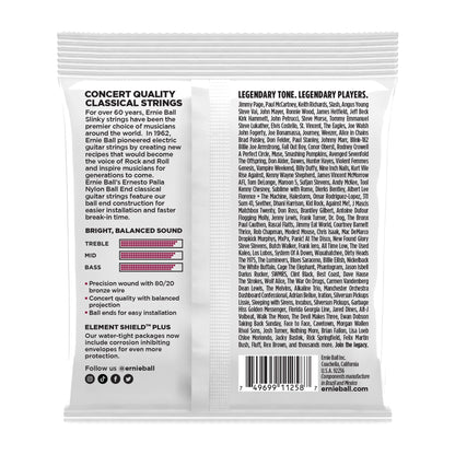 Ernie Ball P03409 Ernesto Palla Nylon Ball End Classical Strings Black & Gold 3-Pack