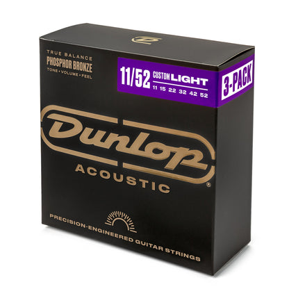 Dunlop DAP1152 Acoustic Guitar Strings 11-52